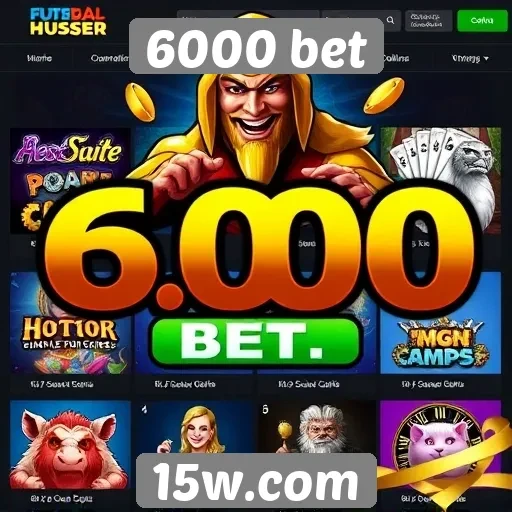 6000 bet oferece ampla variedade de jogos online